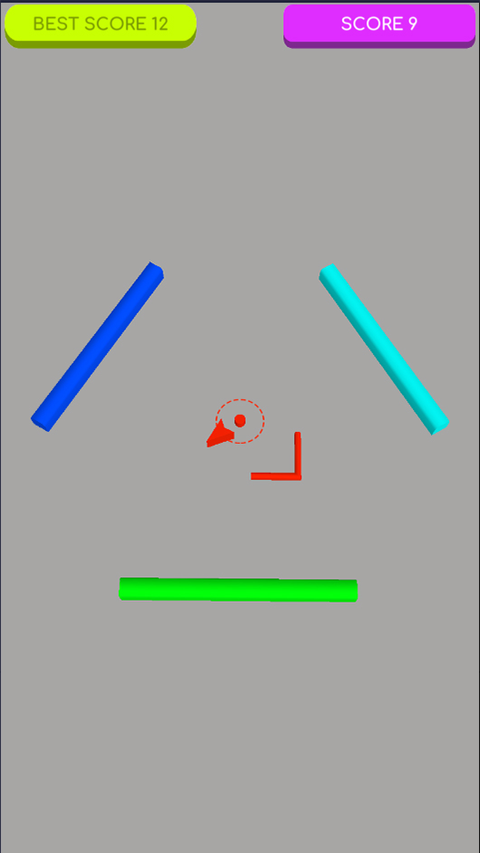 Hyper Color Rush ゲームのスクリーンショット