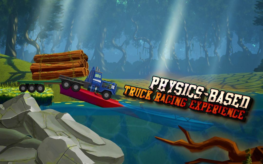 Screenshot of Forest Truck Simulator: Offroad & Log Truck Games