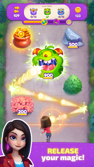 Bounceville Stories: Brick Pop Game Screenshot