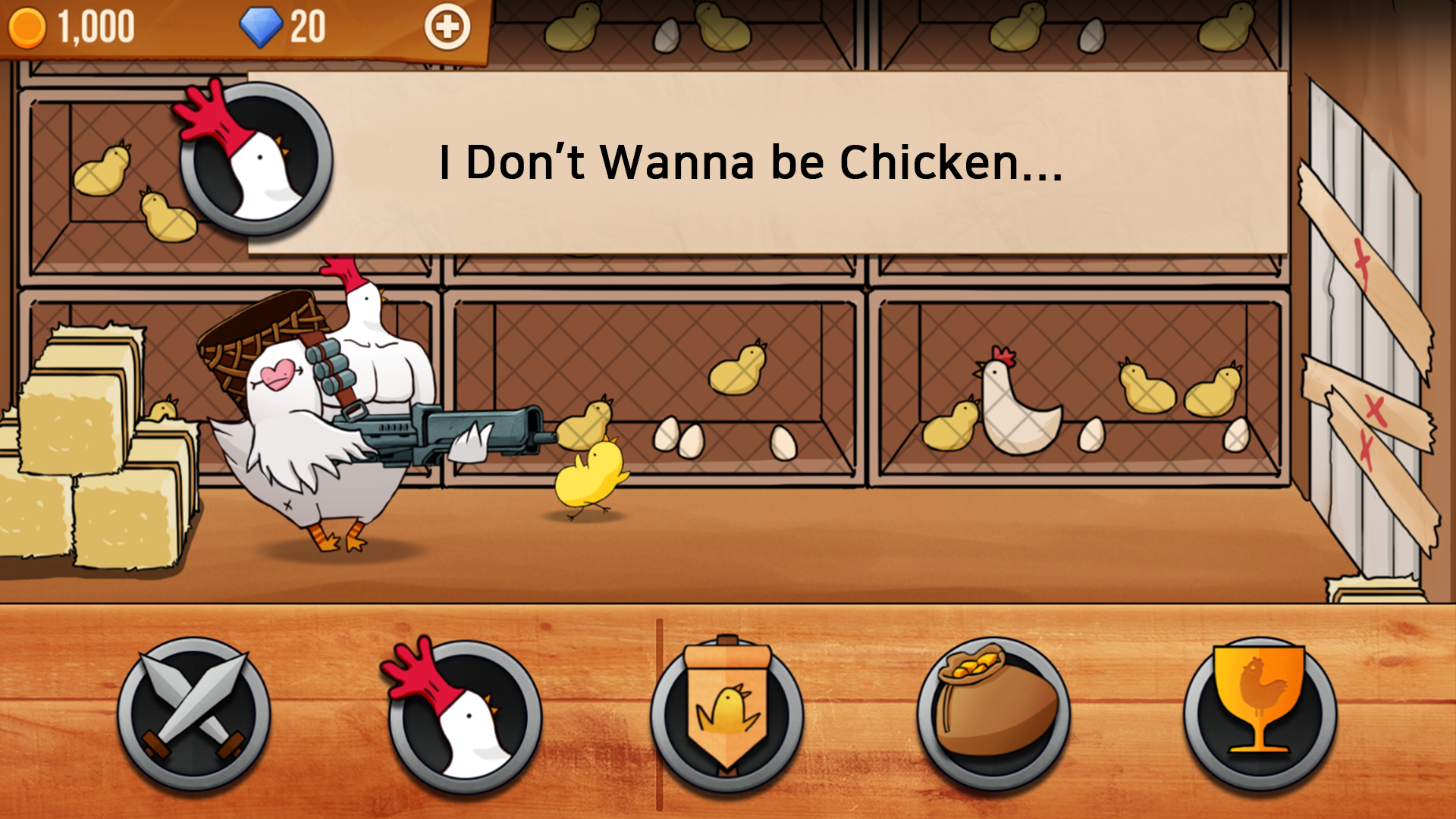I Dont Wanna be Chicken!のキャプチャ