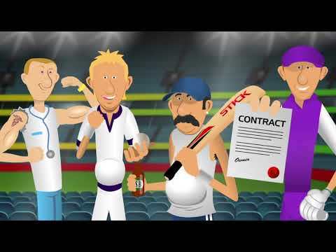 Captura de Tela do Vídeo de Stick Cricket Premier League