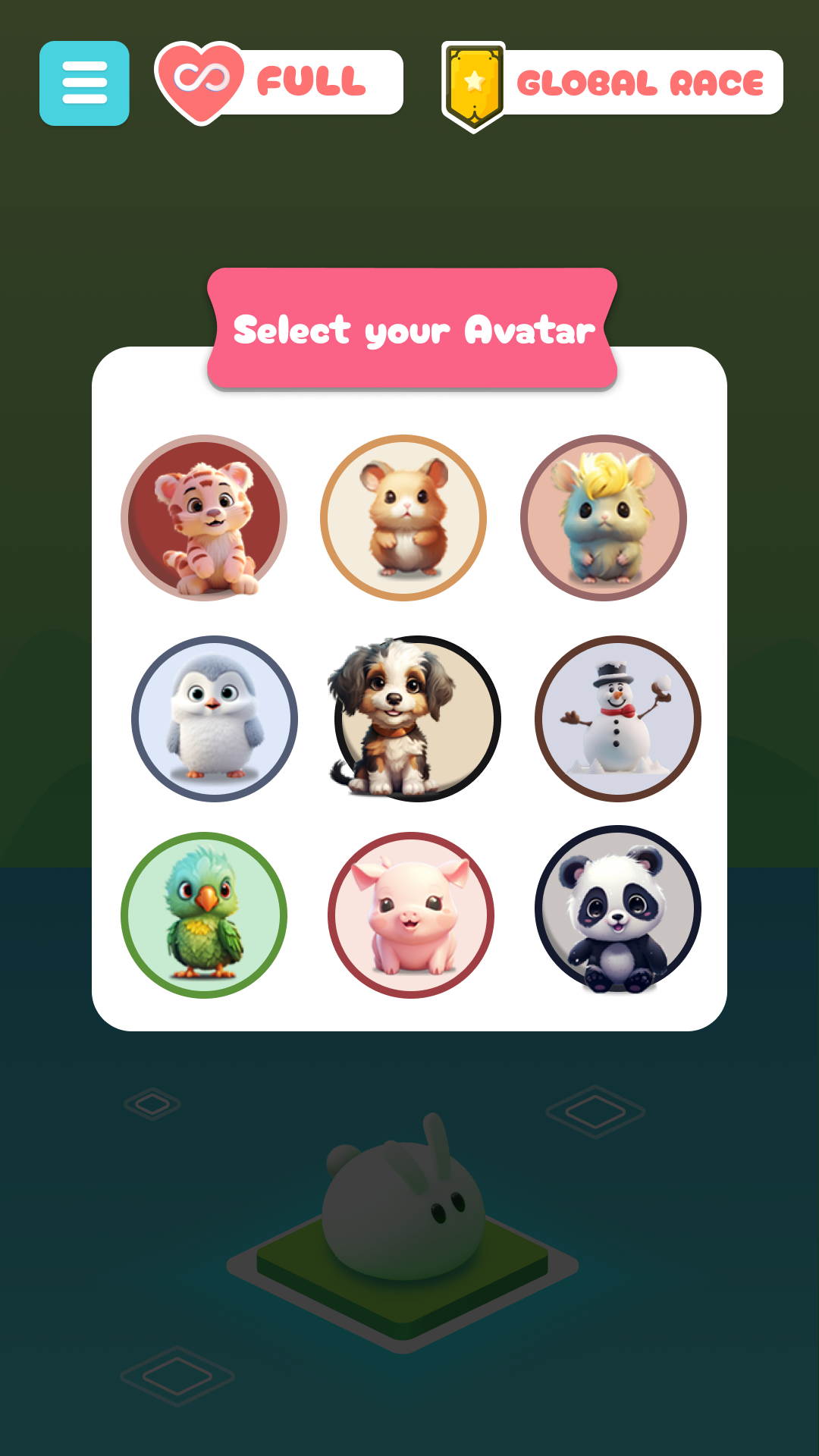 Push It Bunny Game Screenshot