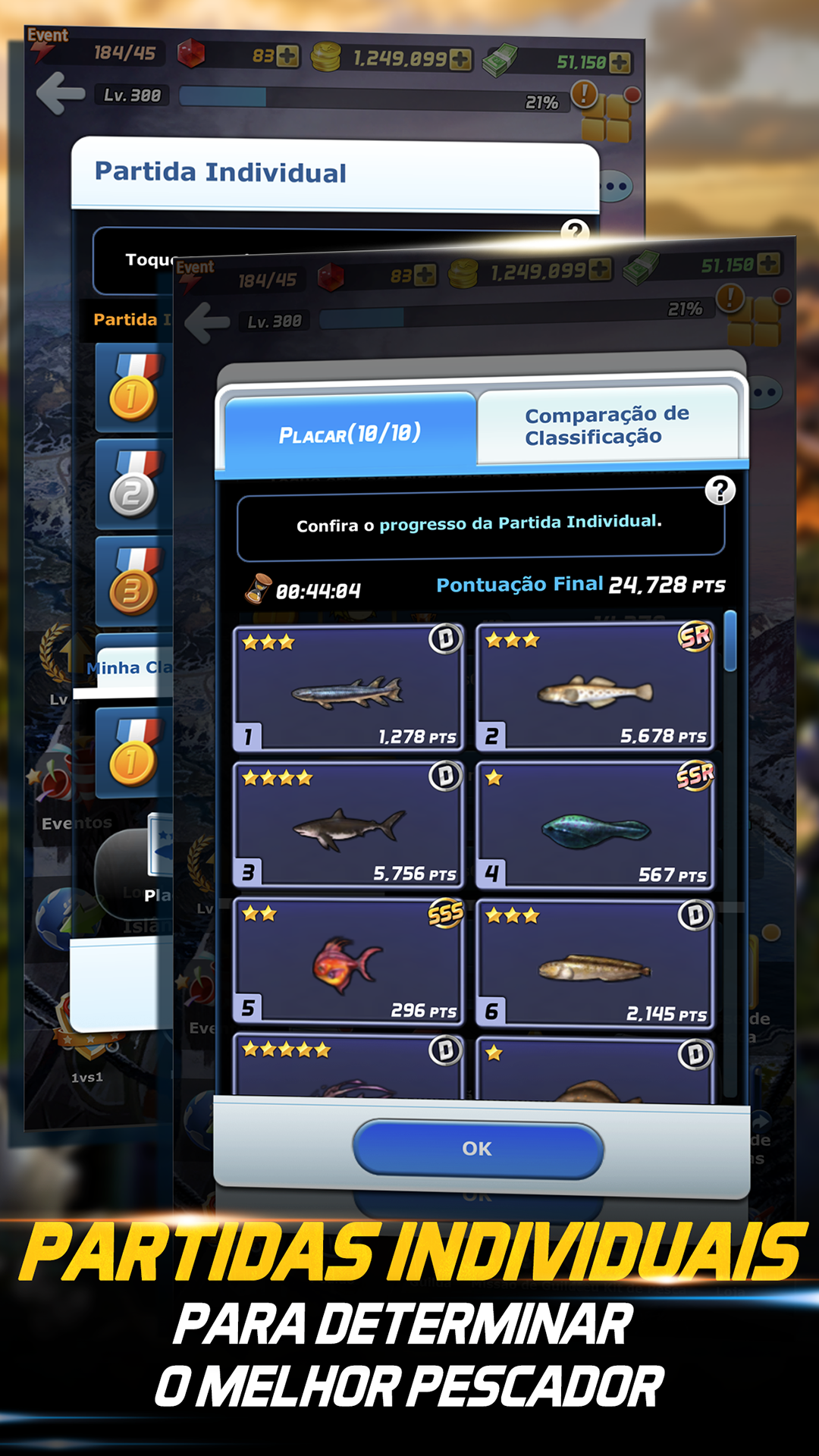 Captura de Tela do Jogo Ace Fishing: Wild Catch