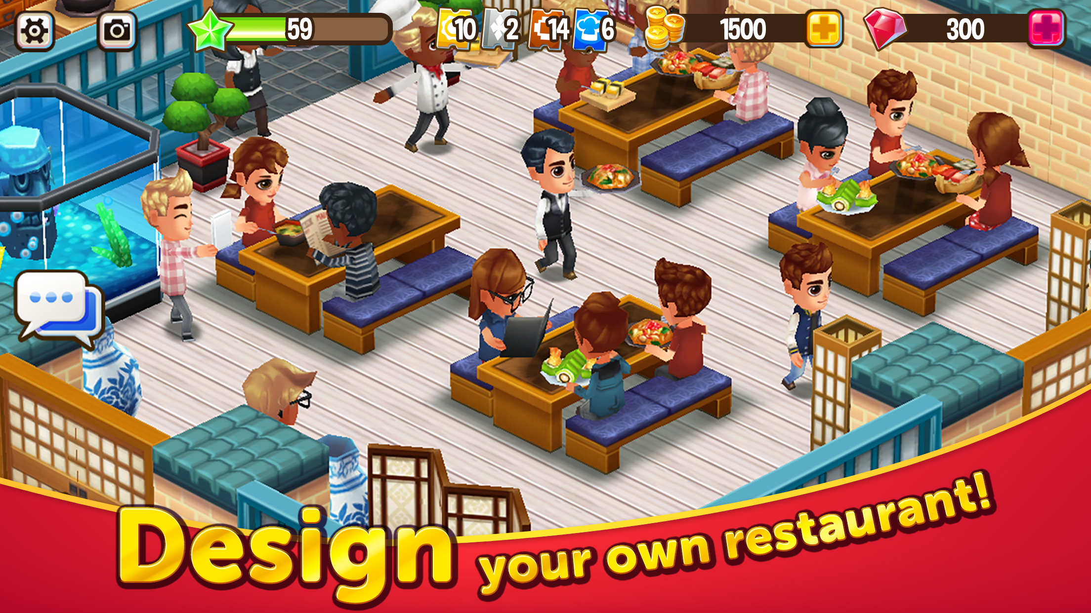 Screenshot 1 of Food Street - เกมร้านอาหาร 0.73.3