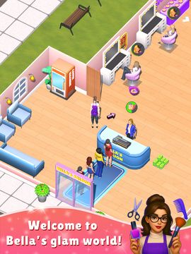 Bella's Beauty Saloon Game Screenshot