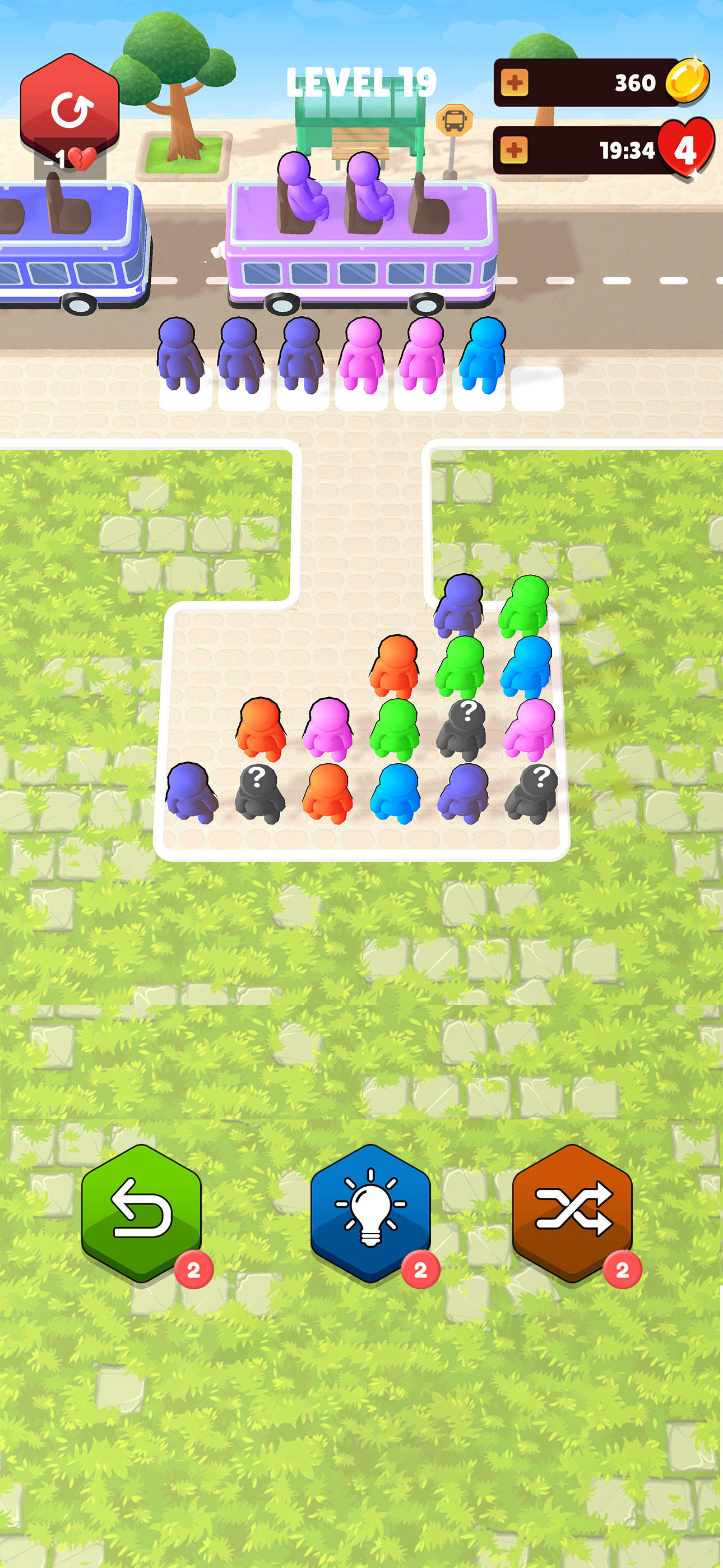 Captura de Tela do Jogo Bus Jam - Passenger Escape