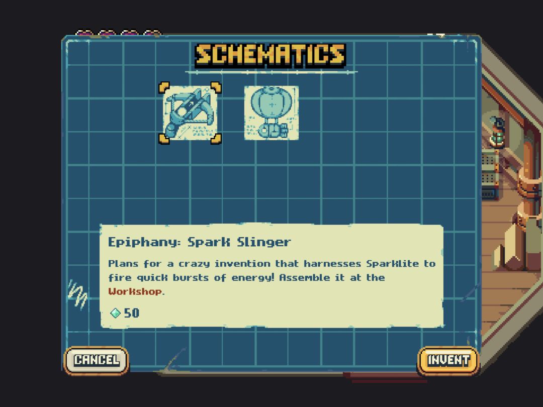 Screenshot of Sparklite