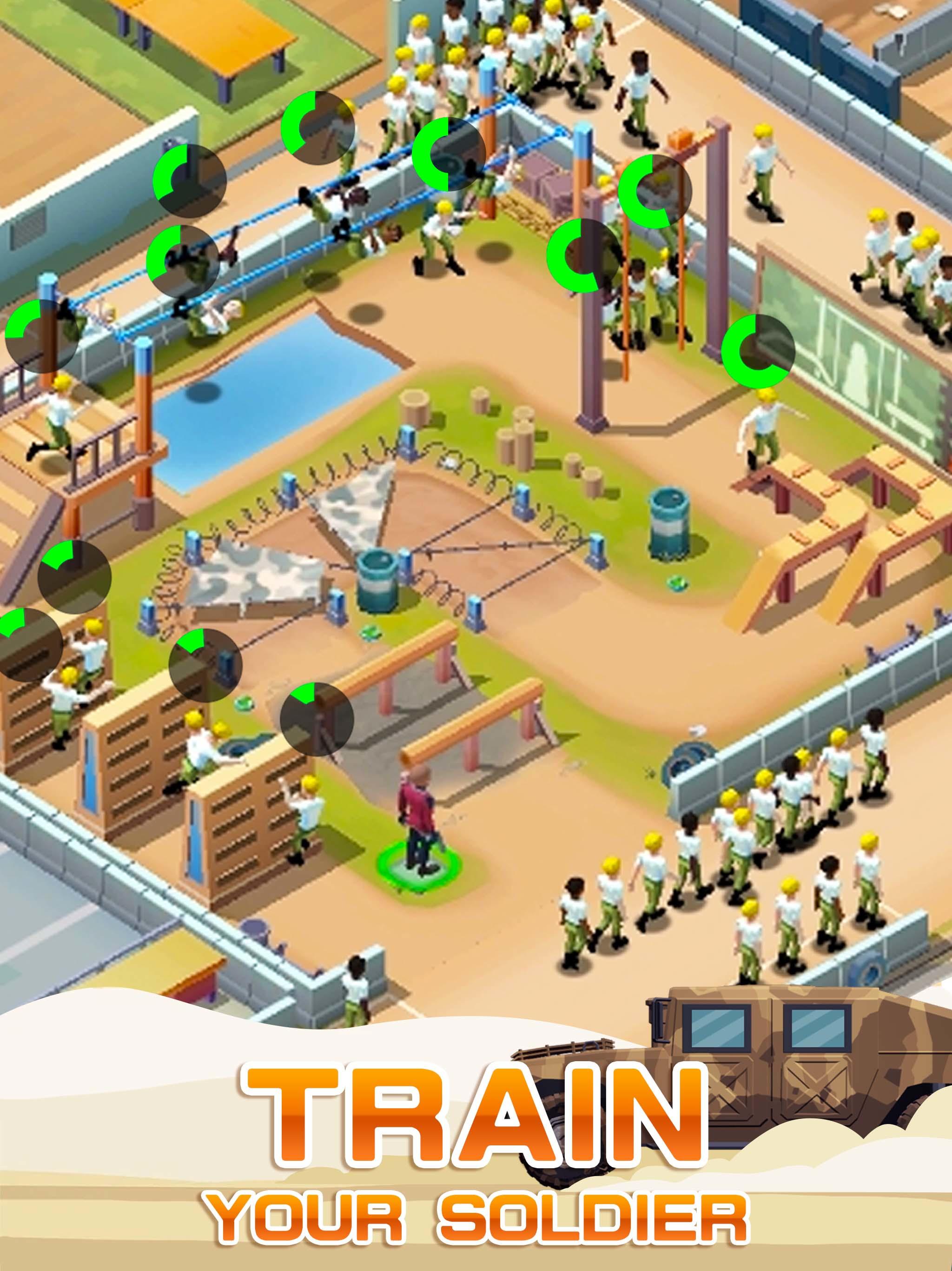 Screenshot of Army Tycoon : Idle Base