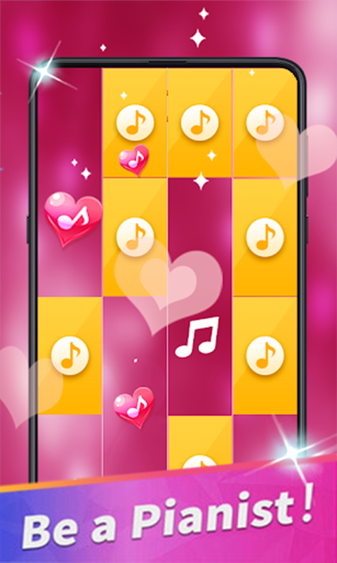 Screenshot of Pink Piano & doll games