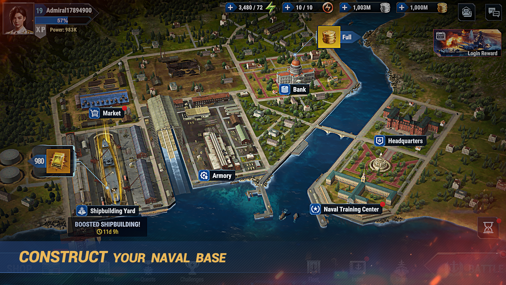 Armada: Warship Legends Game Screenshot