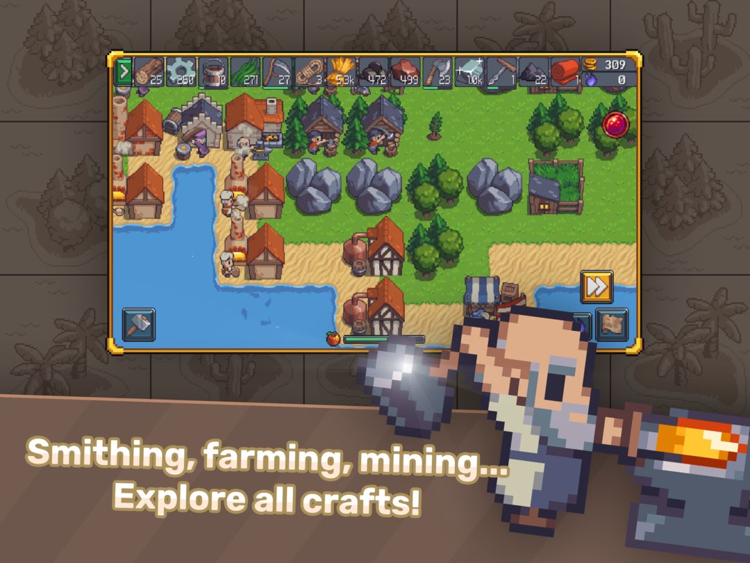 Tap Craft: Mine Survival Sim ภาพหน้าจอเกม