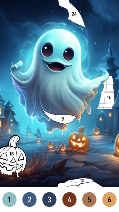 Jogos de colorir para Halloween versão móvel andróide iOS apk