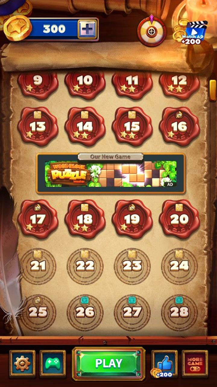 Jewels Fantasy : Quest Temple Game Screenshot