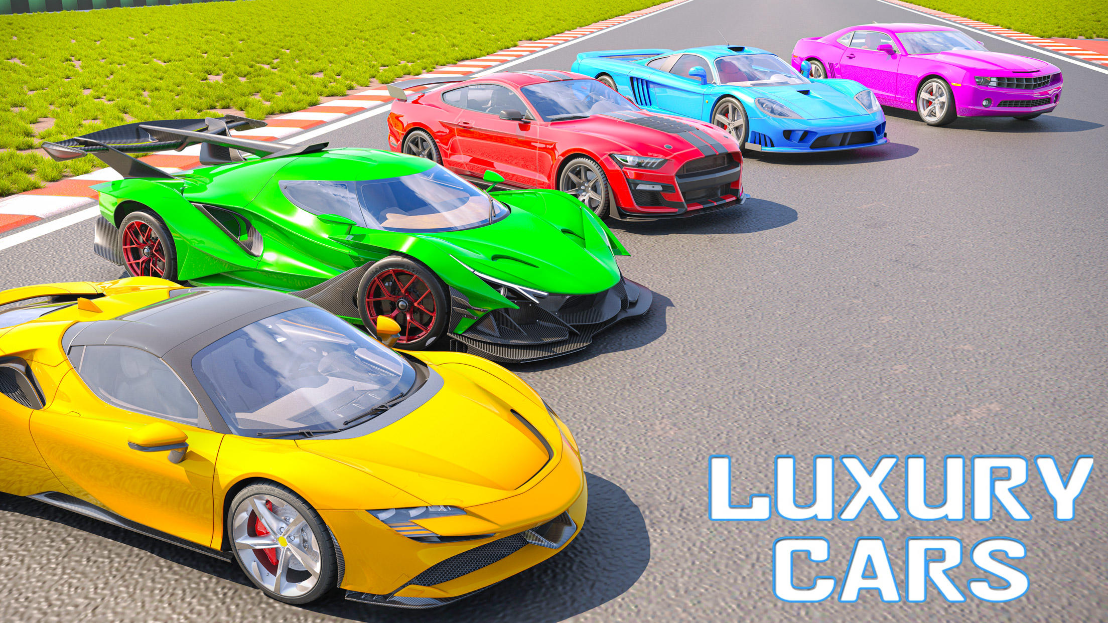 クレイジーストリートストックカーレース3D ゲームのスクリーンショット