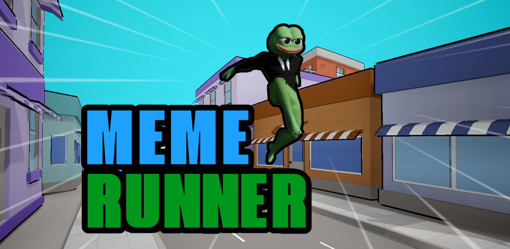 Meme Runner Game Screenshot