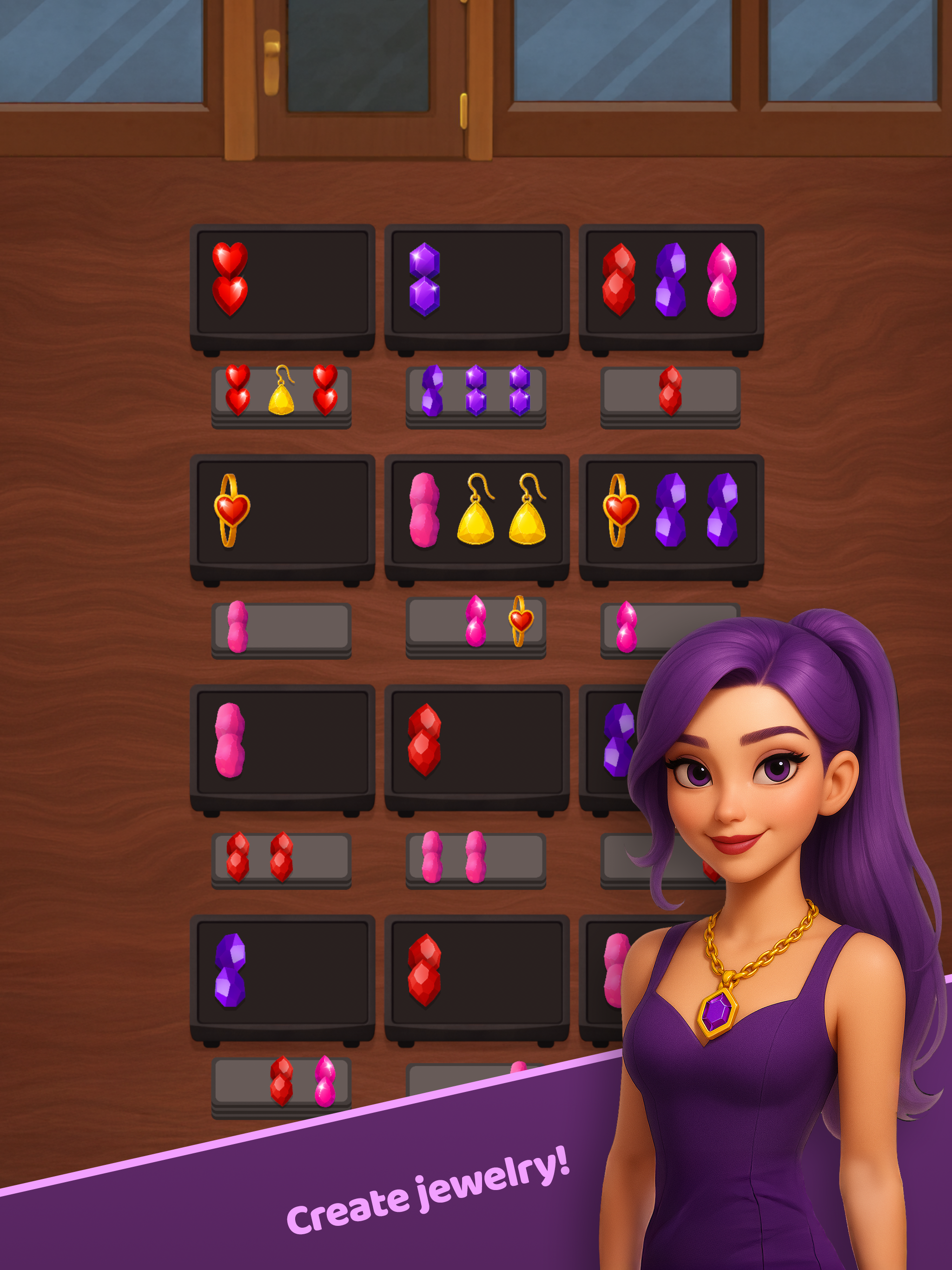 Jewelry Match Game Screenshot