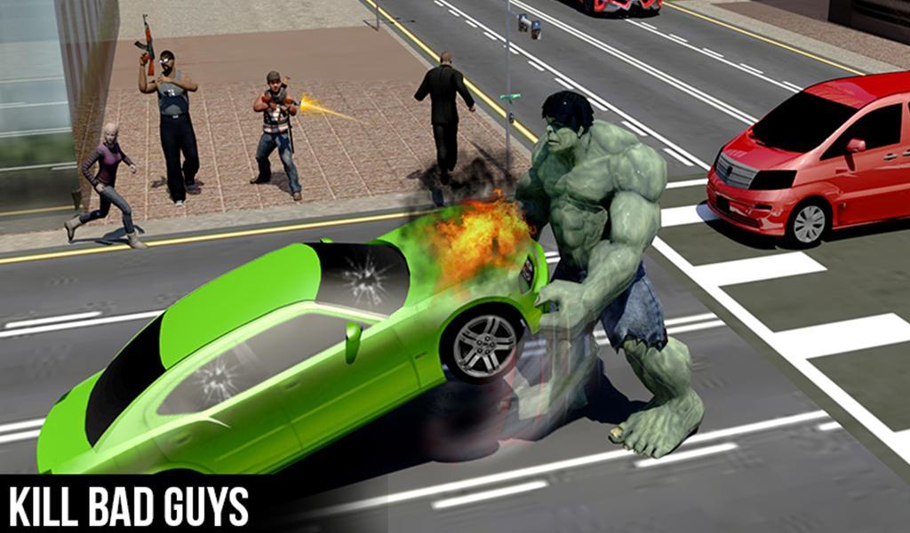 Superhero Monster Grand City Battle Game Screenshot