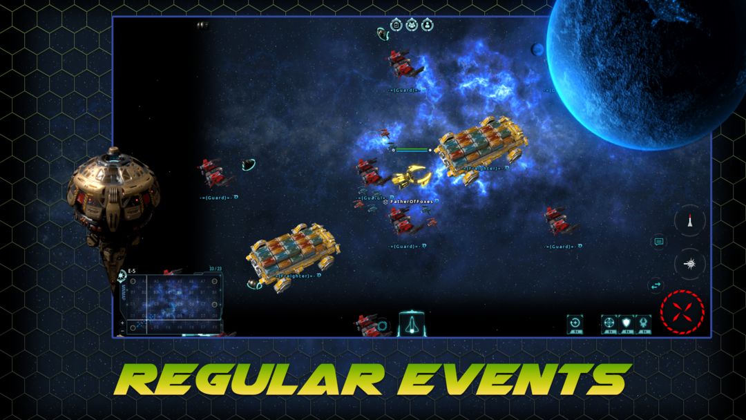 Screenshot of WarUniverse: Cosmos Online