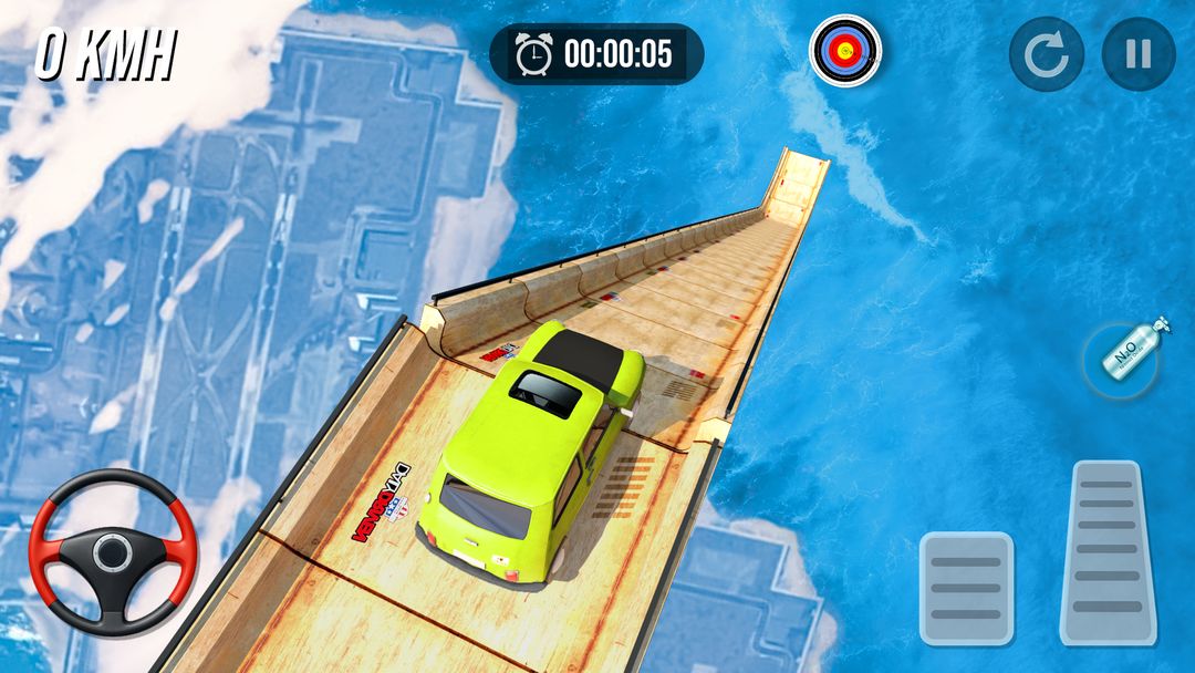 gila mobil stunts - mega lereng screenshot game