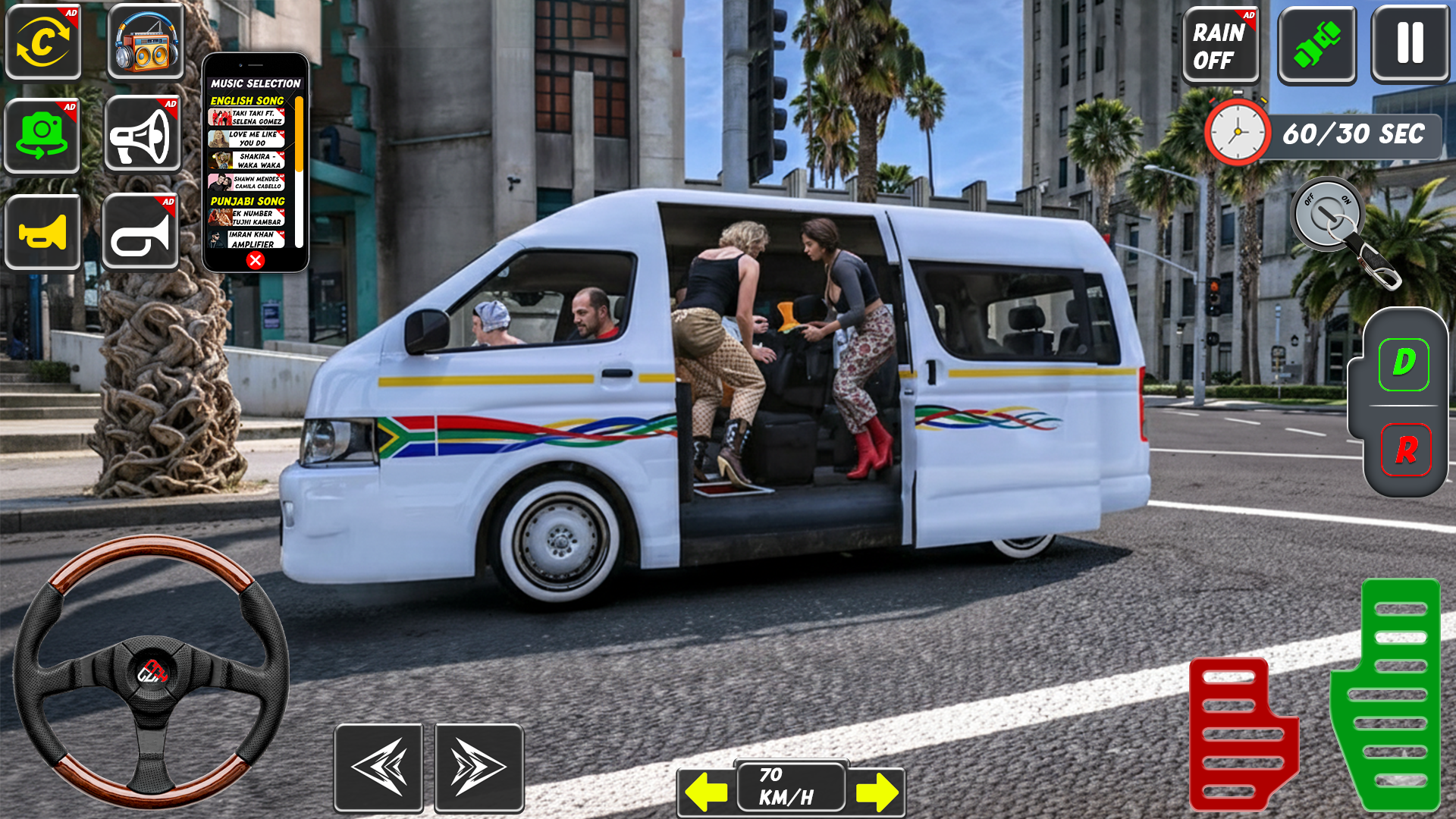 Van Simulator Offroad Game Game Screenshot