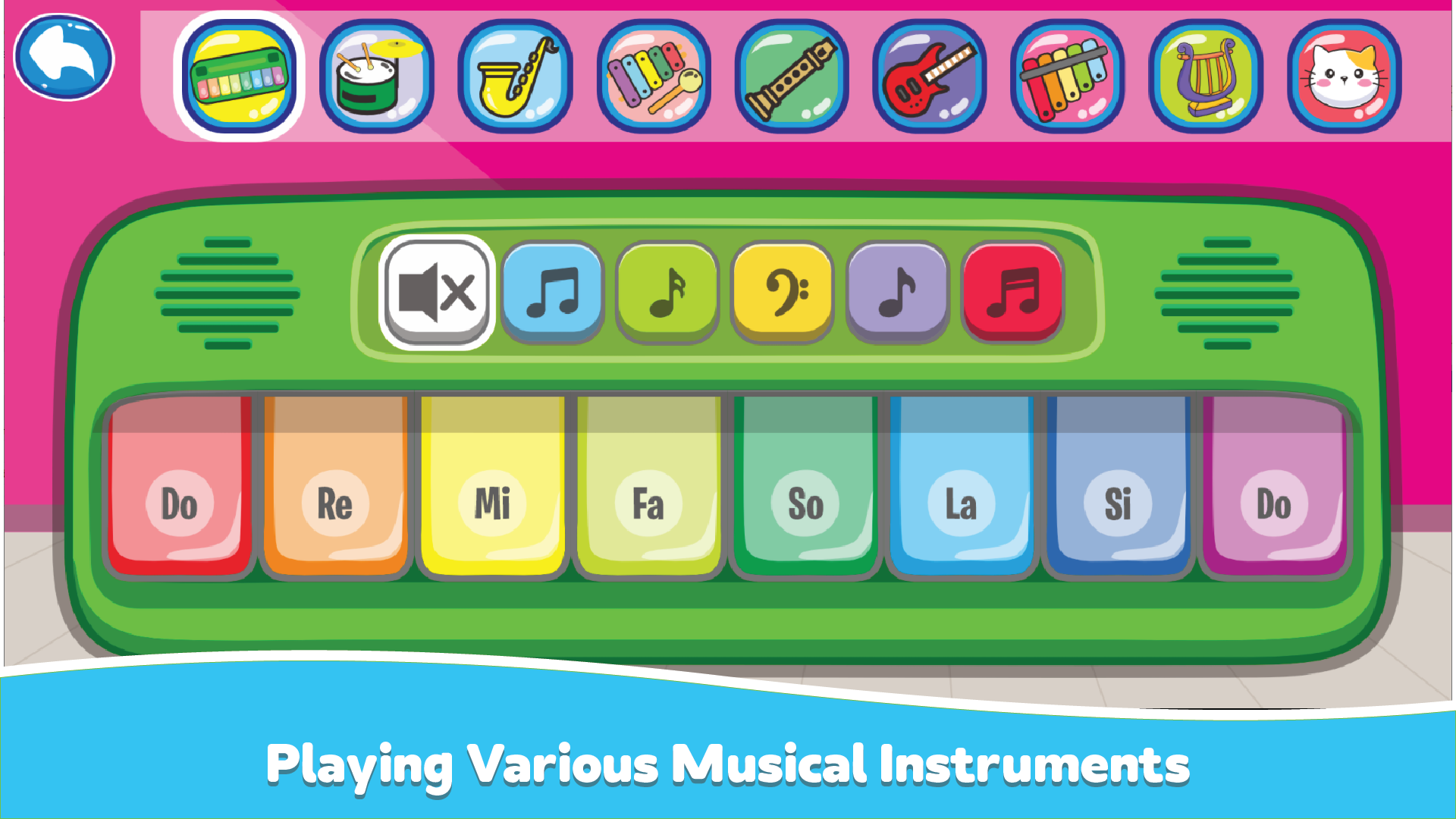 Baby Piano - Juego musical para niños AndroidBaby Piano - Juego musical para niños Android  