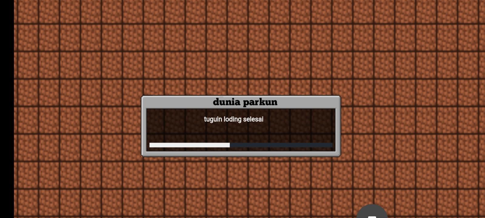 Screenshot of Minecraft kotak parkun
