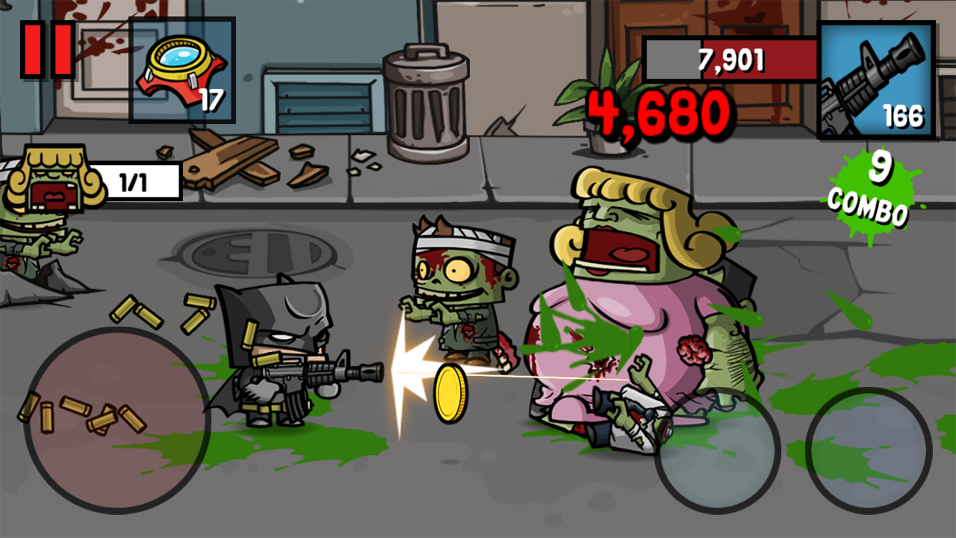 Zombie Age 3: Dead City Game Screenshot