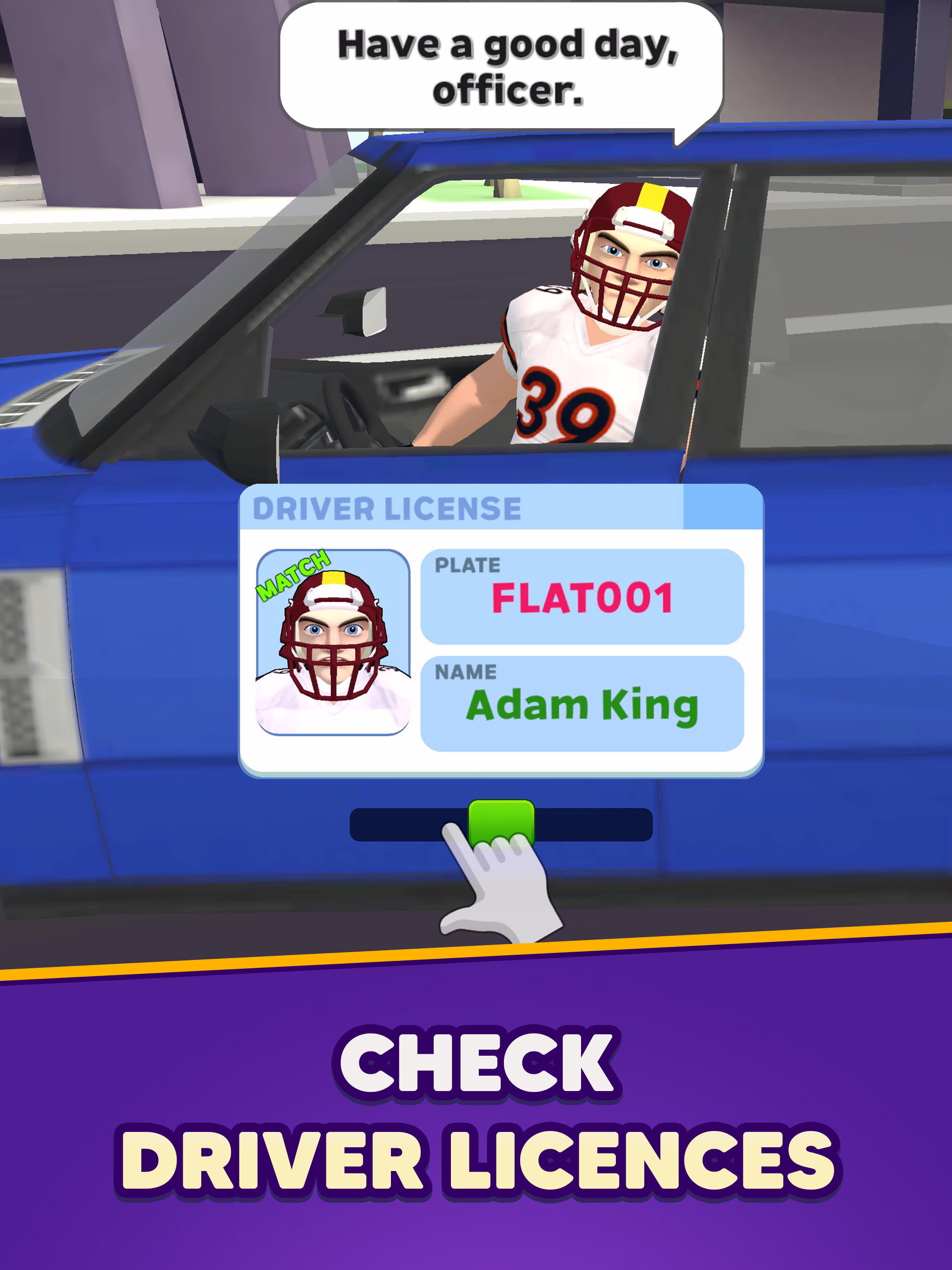 Football Giant - Police Chief Game Screenshot