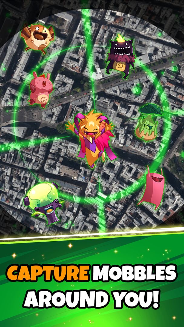 Screenshot of Mobbles, the mobile monsters!