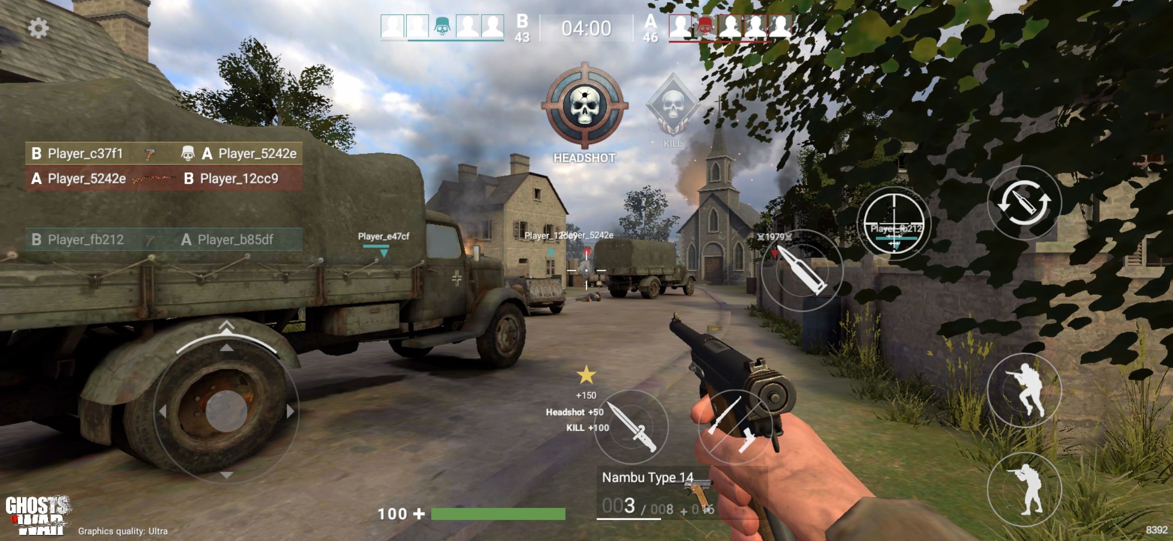Screenshot of Ghosts of War: WW2 Call of Army D-Day