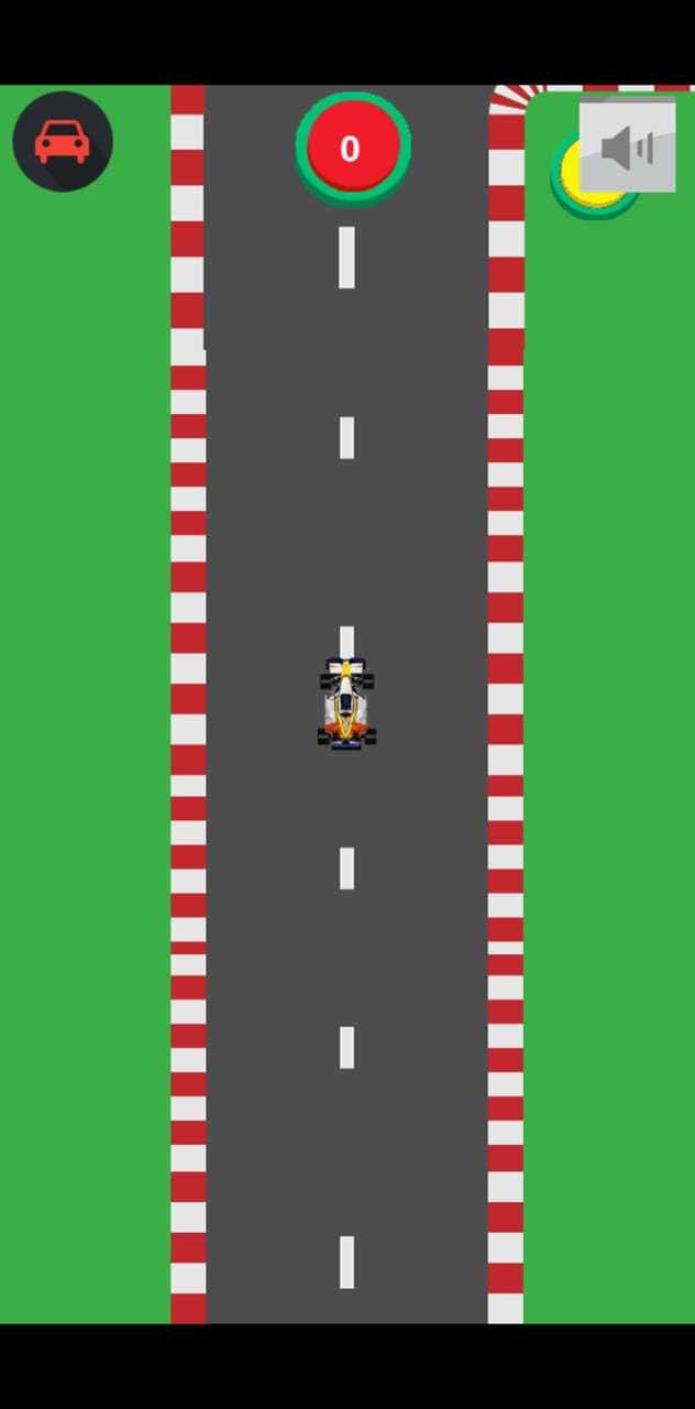 Screenshot of car drag