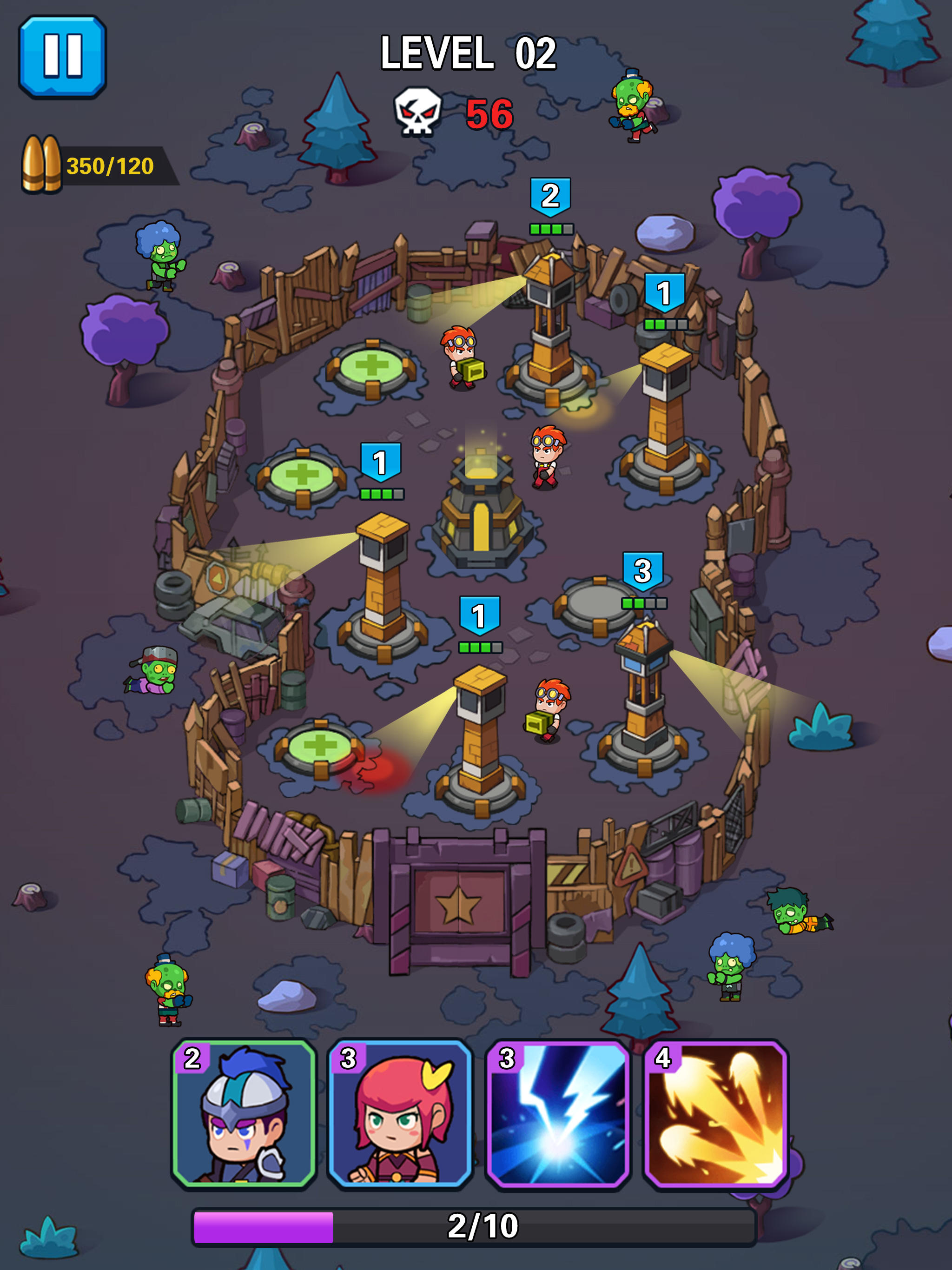 Turret Warfare Game Screenshot