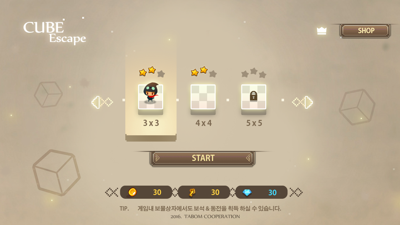 Cuplikan Layar Game Cube Escape
