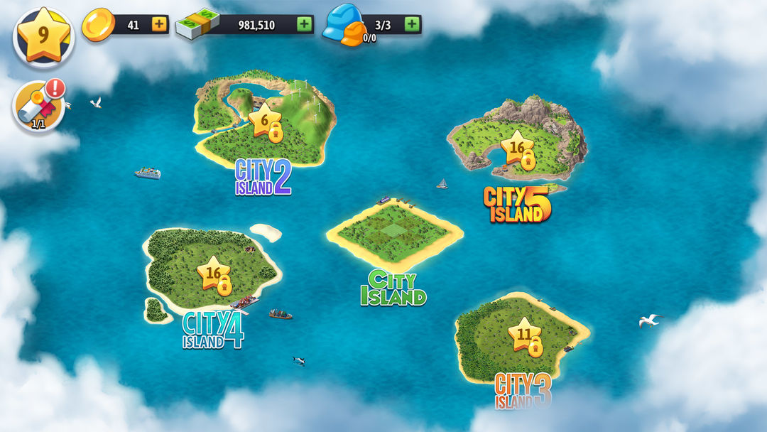 城市島：收集遊戲遊戲截圖