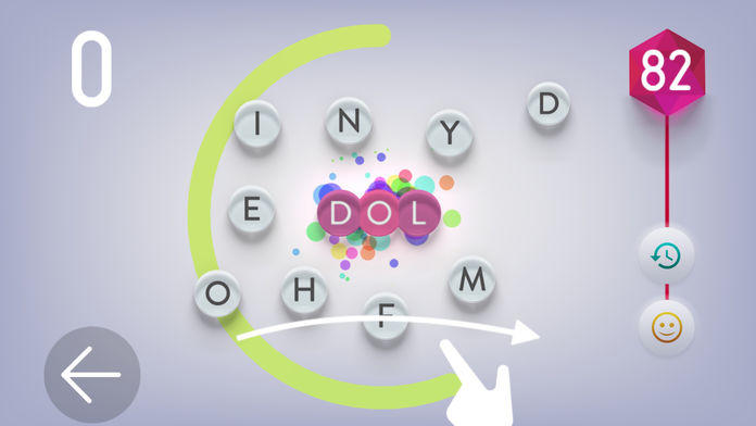 Alpha Swipe Game Screenshot