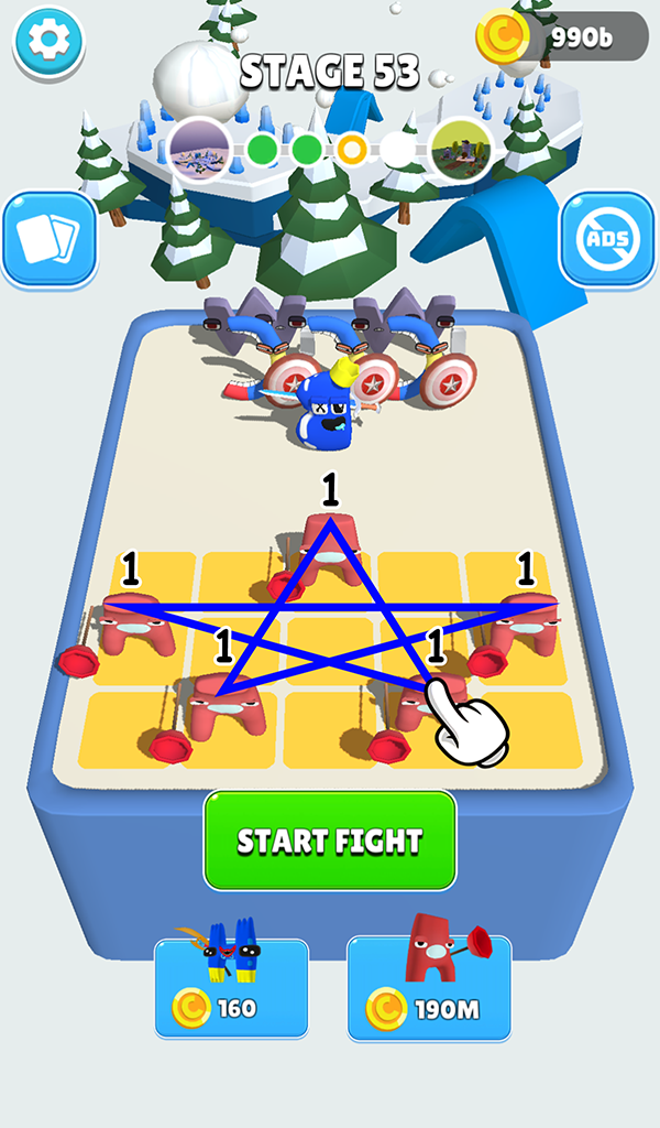 Merge Monster: Alphabet Fusion Game Screenshot