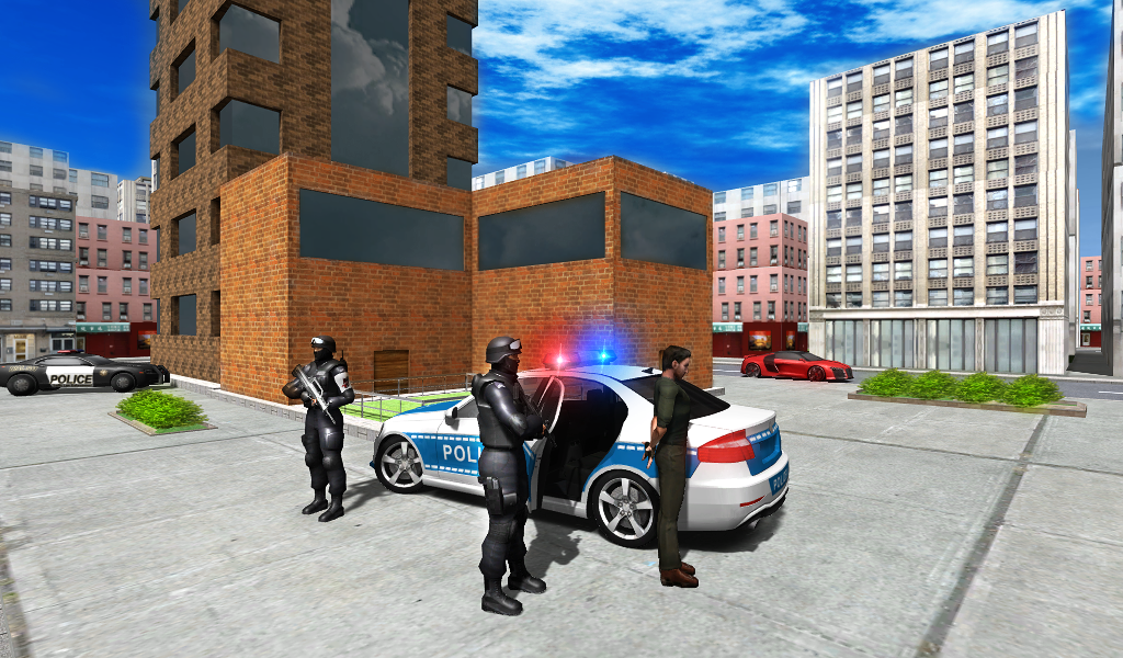 Police Car Driver City Game Screenshot