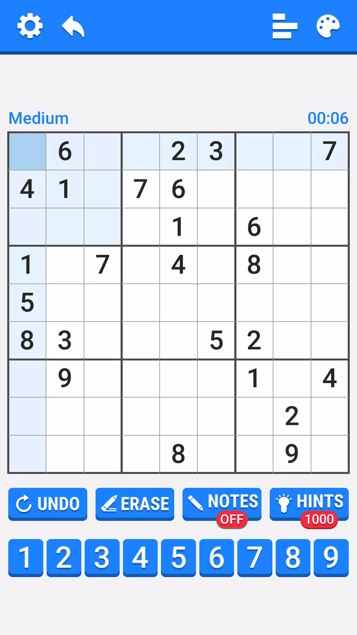 Cuplikan Layar Game Sudoku Game - Classic Puzzle