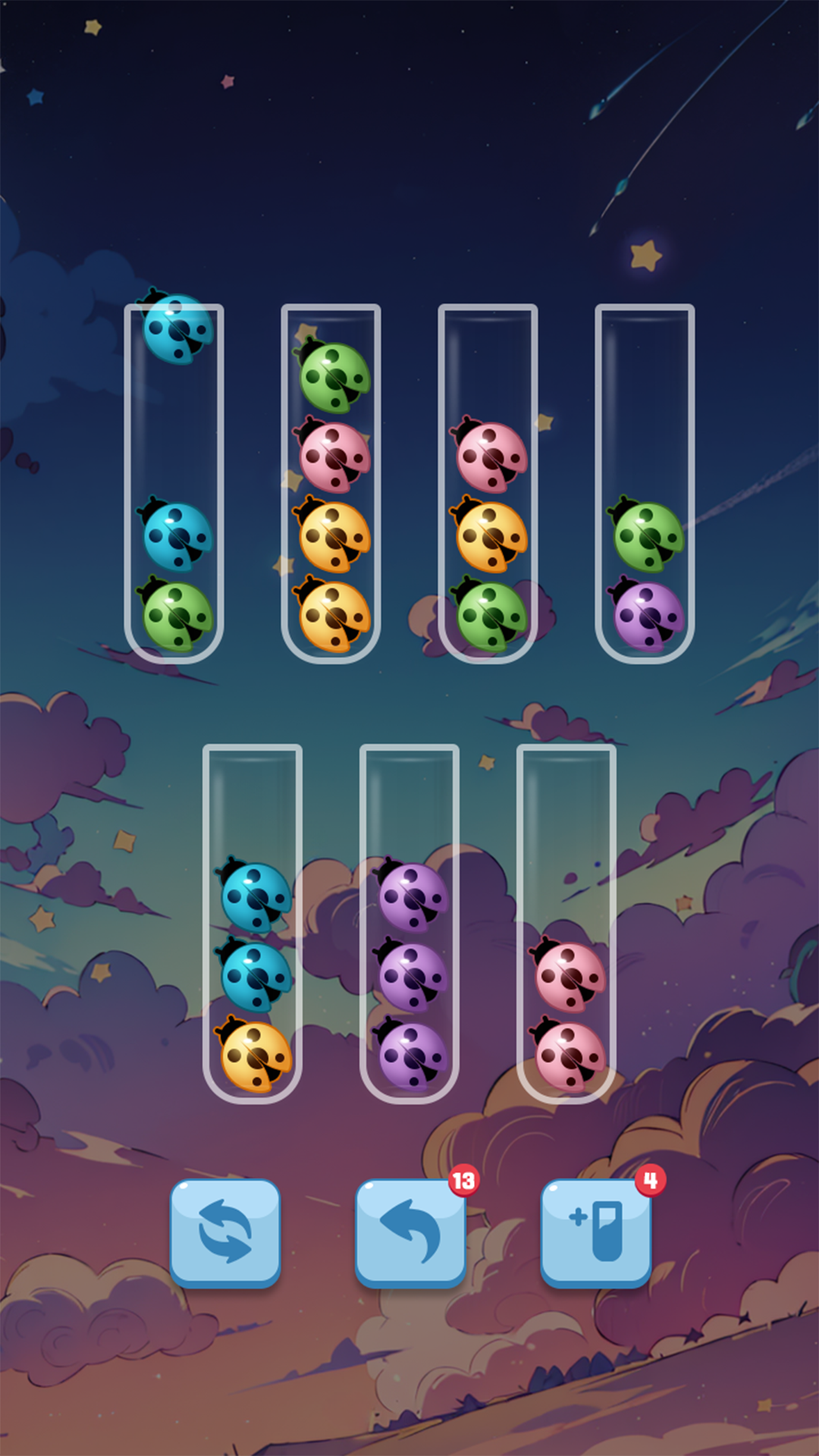 Sorting Ball Quiz Game Screenshot