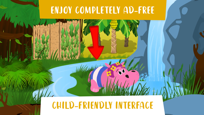 Pinky the Hippo: In the Wild Game Screenshot
