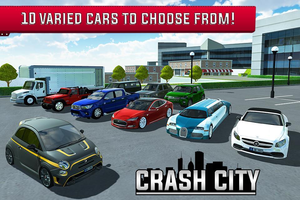 Crash City: Heavy Traffic Driv Game Screenshot
