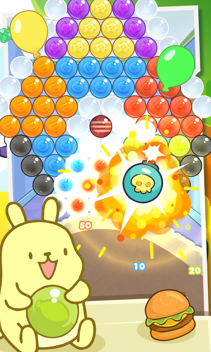Dream Bubble Cookie Pop Game Screenshot