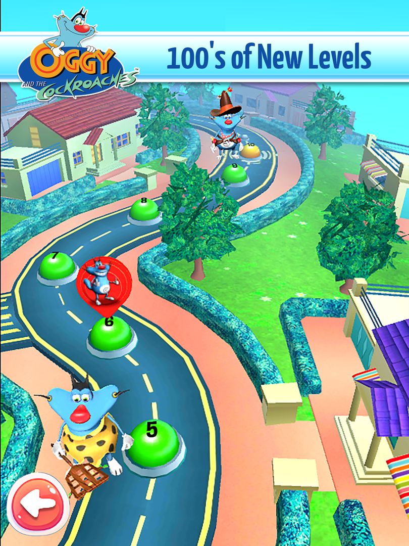 Oggy 3D Run screenshot game