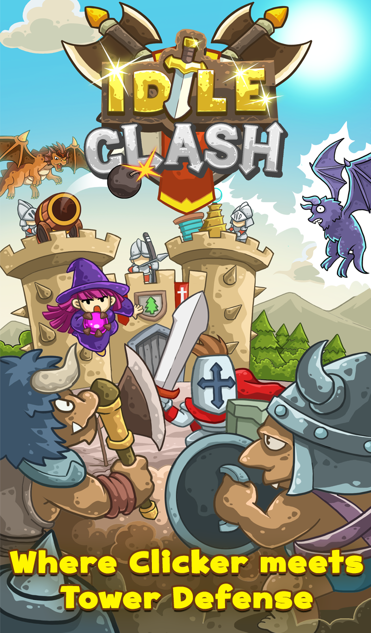 Idle Clash - Tap Frontier Defender Game Screenshot
