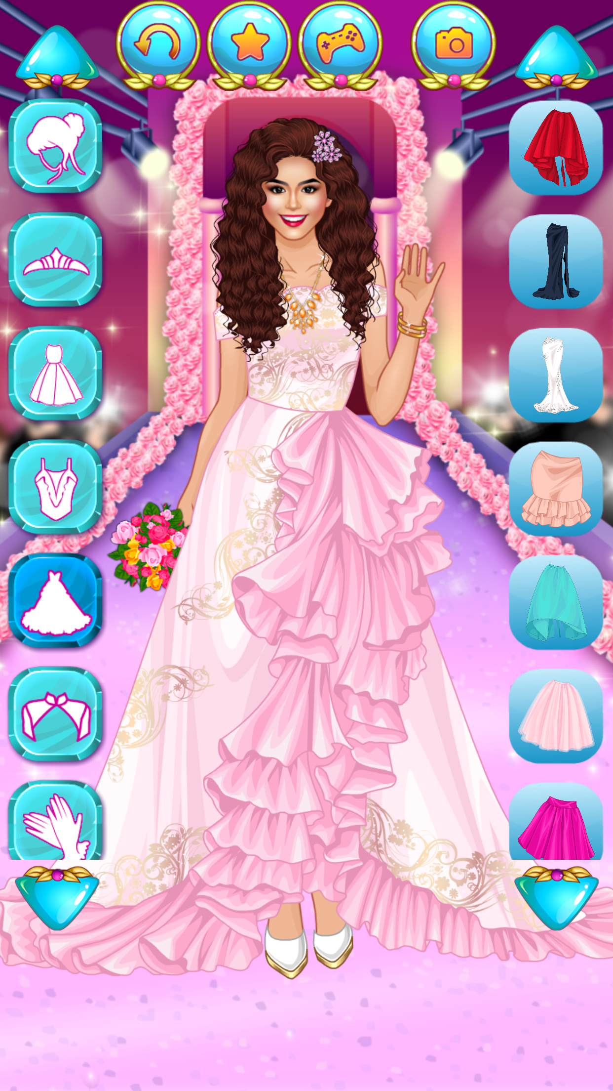 Model Dress Up: Girl Games Game Screenshot
