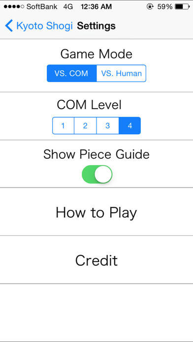 Kyoto Shogi Game Screenshot