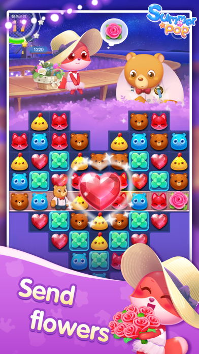 Summer Pop – Match Puzzle Game Game Screenshot