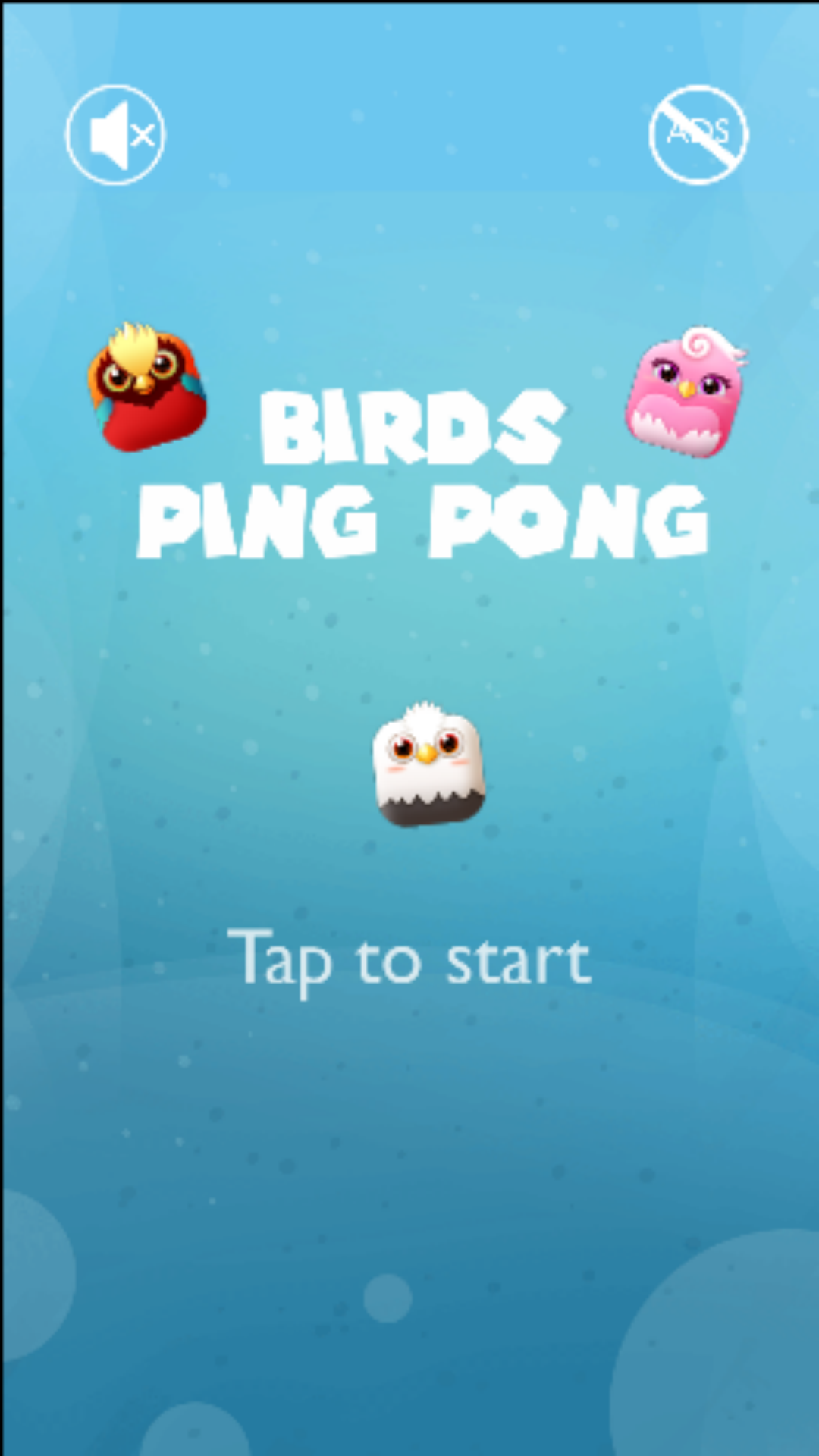 Birds Ping Pong Game Screenshot