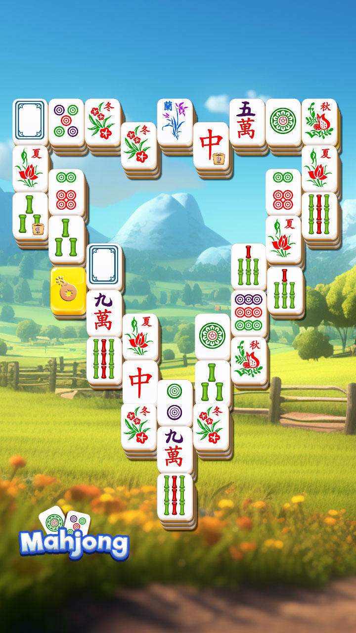 Mahjong Solitaire Game Screenshot