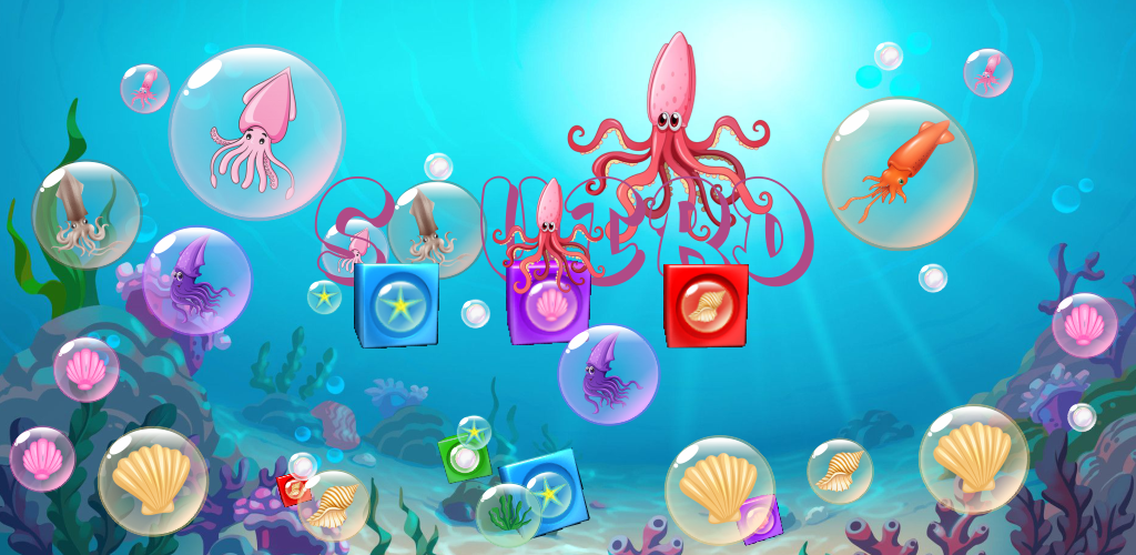 Squid Bubble Game Screenshot